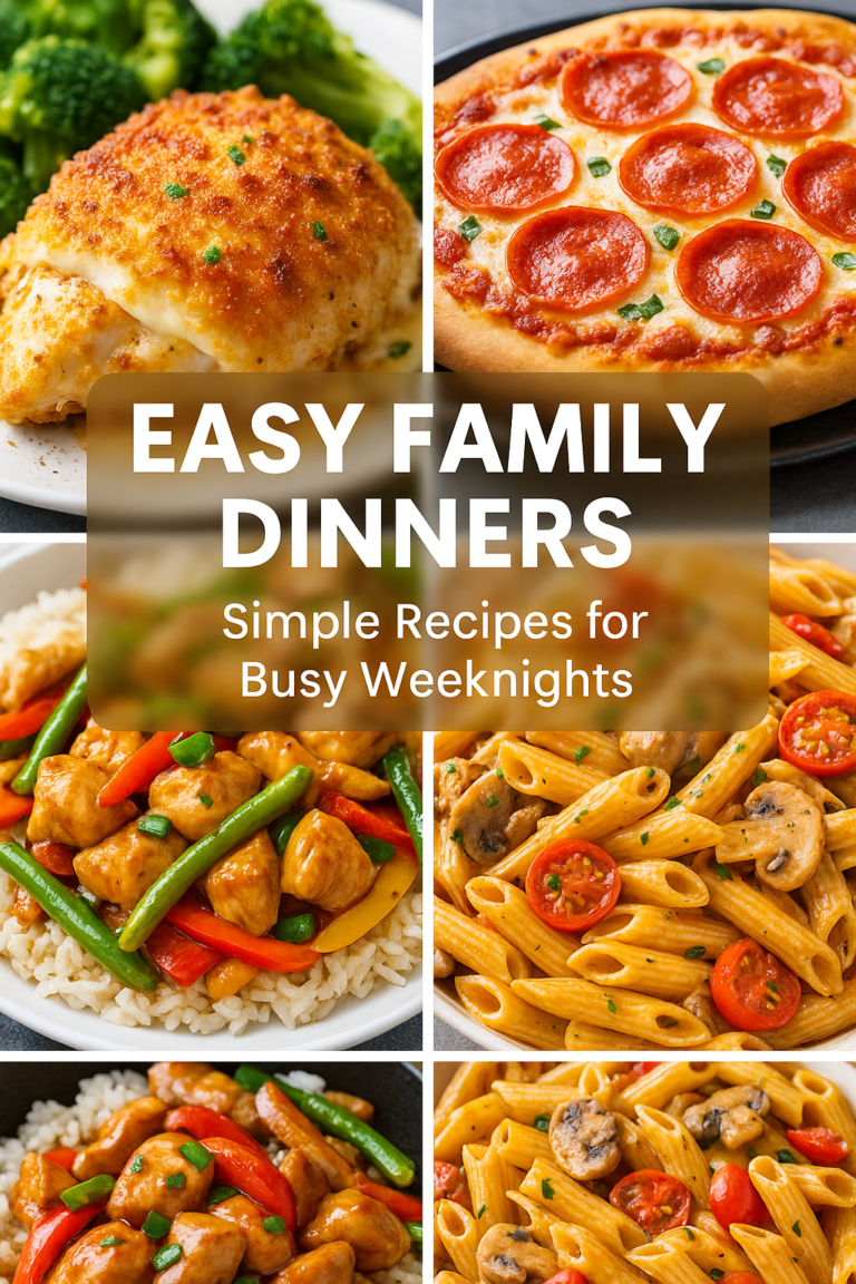 easy family dinners