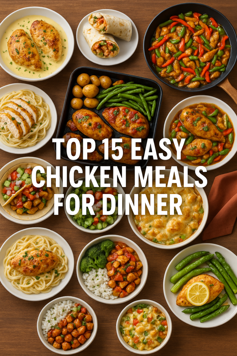 chicken meals for dinner
