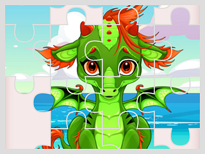 cute-unicorns-and-dragons-puzzle